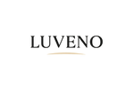 Gewoon “LUVENO” in hoofdletters met een subtiele gouden streep of lijn eronder.
→ Simpel, elegant, tijdloos.