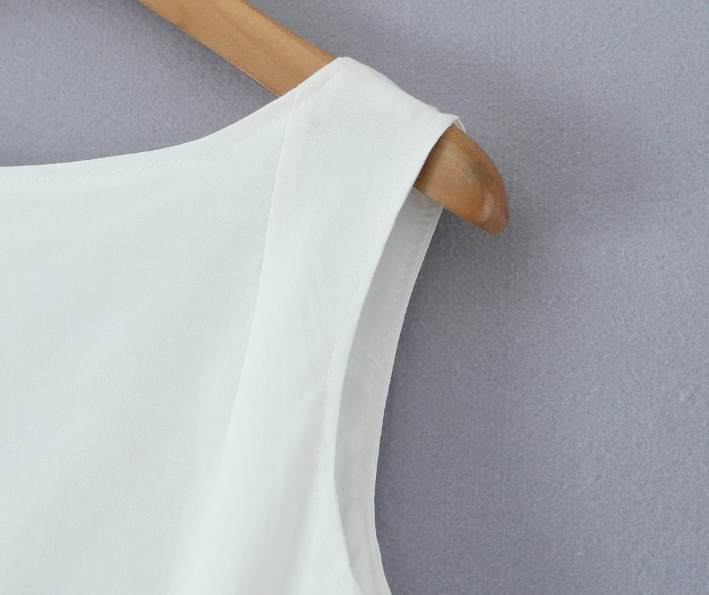 2025 Sexy Slash Collar Deep V Back Backless Mini Sleeveless Dress Women Low Waist Ruched Ball Gown Tank Dresses Summer Robe