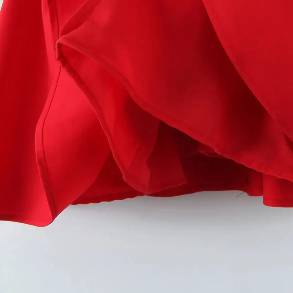 2025 Sexy Slash Collar Deep V Back Backless Mini Sleeveless Dress Women Low Waist Ruched Ball Gown Tank Dresses Summer Robe