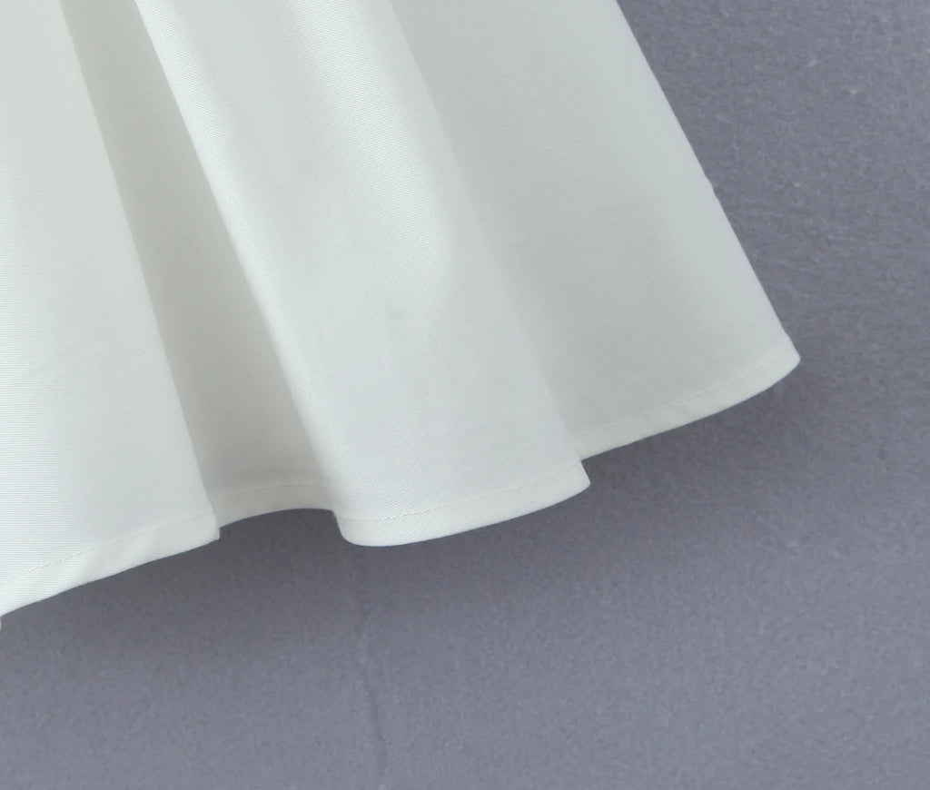 2025 Sexy Slash Collar Deep V Back Backless Mini Sleeveless Dress Women Low Waist Ruched Ball Gown Tank Dresses Summer Robe