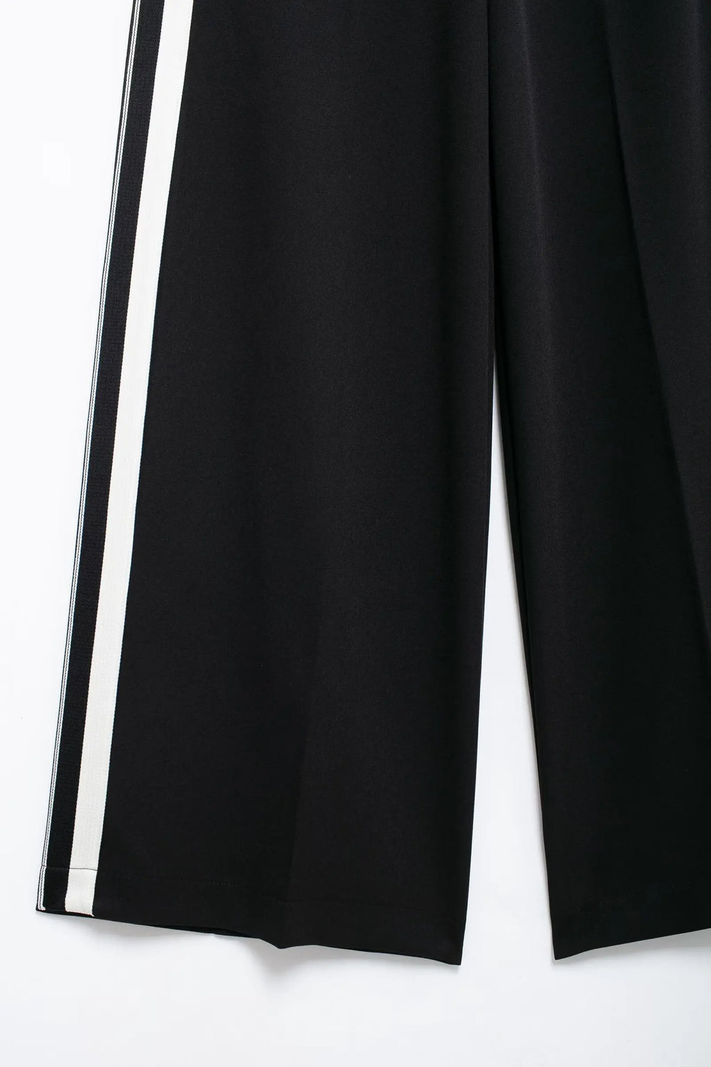2024 New Women Casual Black Trousers Suits Sports Short Jacket + Female Vinatge Black White Patchwork Baggy Pants Street