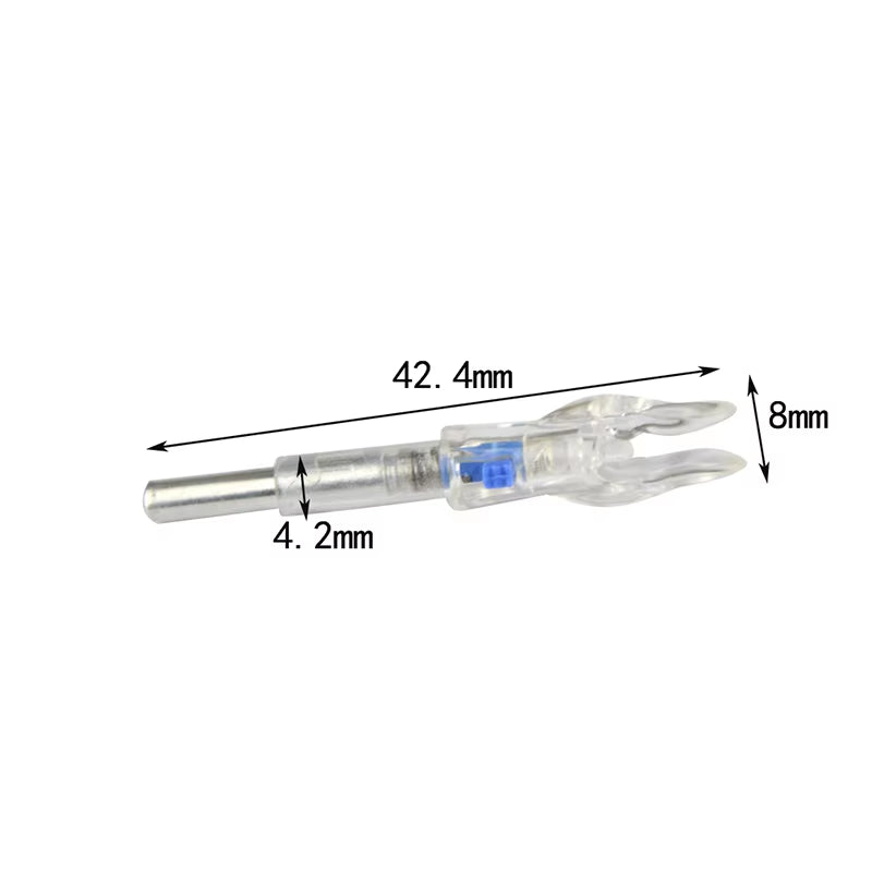 3Pcs/Se Archery Arrow Nock Automatic Arrow Cam LED Illuminated Nock Fit 4.2Mm Arrow Shaft Outdoor Hunting Shooting Accessoires